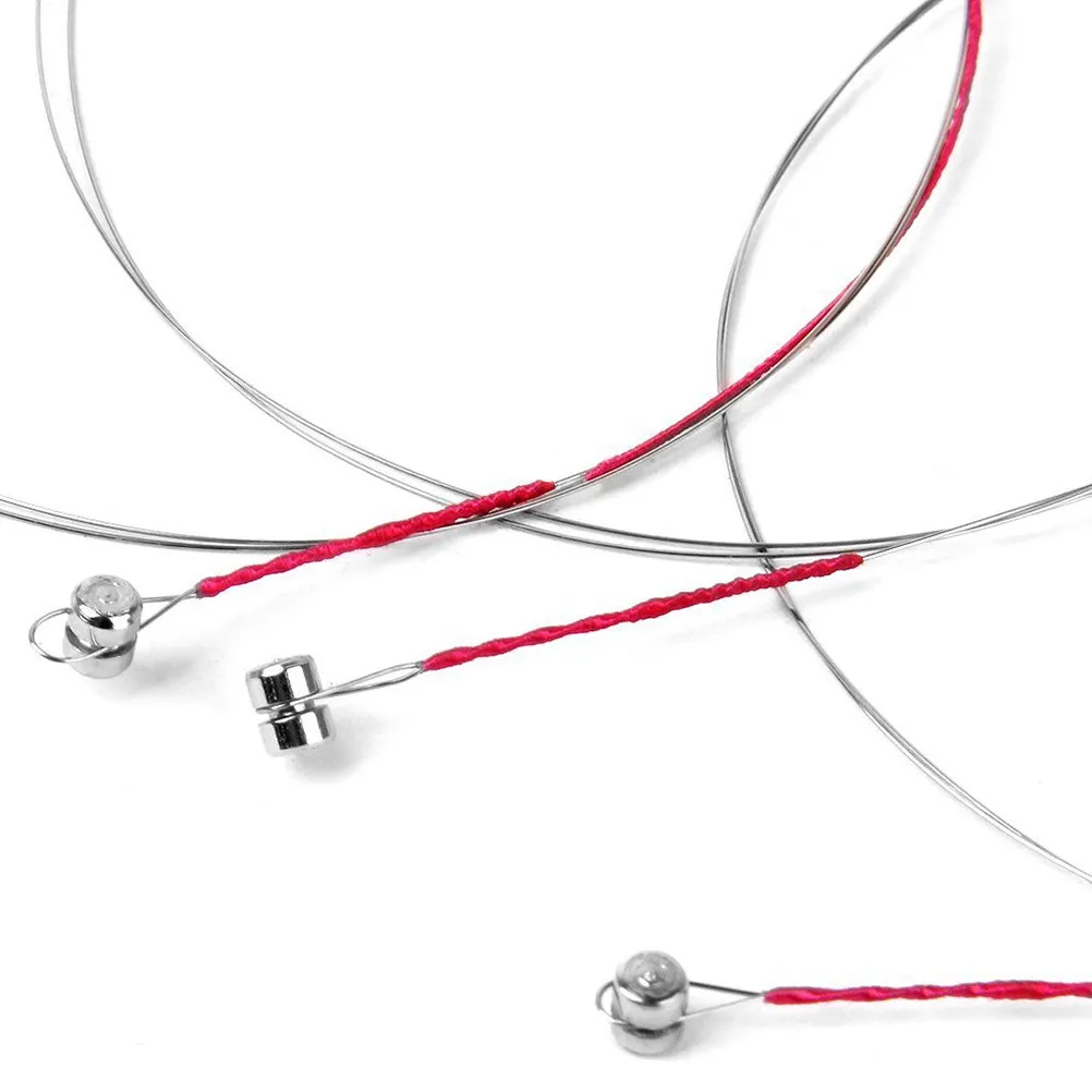 5Pcs Nickel Wound Violin E String Steel Core Ball End Bright Clear Sound Quick Response Replacement 34 44 Violin