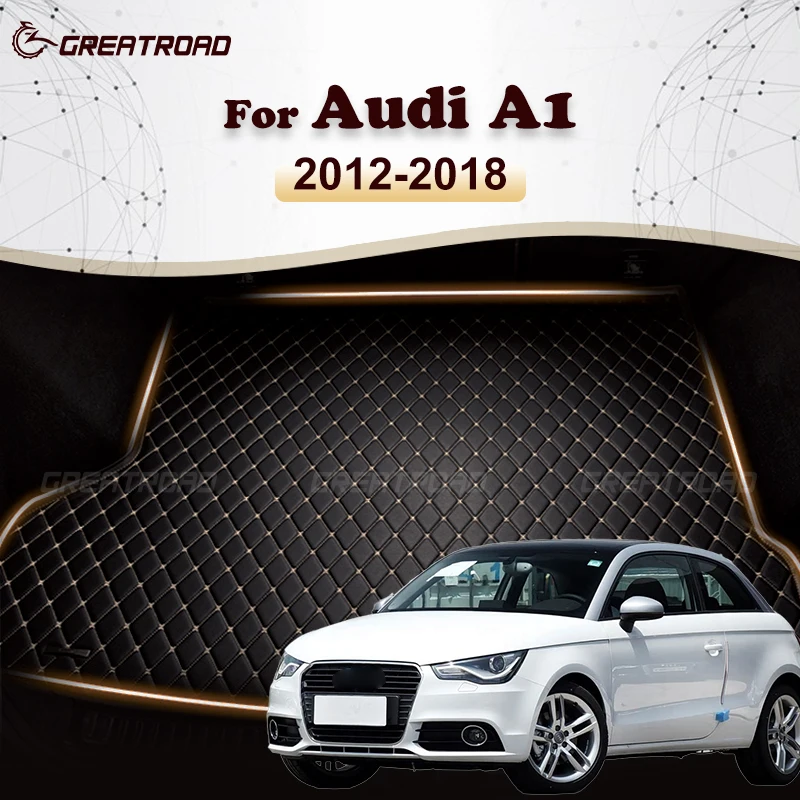 

Car trunk mat for Audi A1 2 door 4 door 2012 2013 2014 2015 2016 2017 2018 Cargo Liner Carpet Interior Parts Accessories Cover