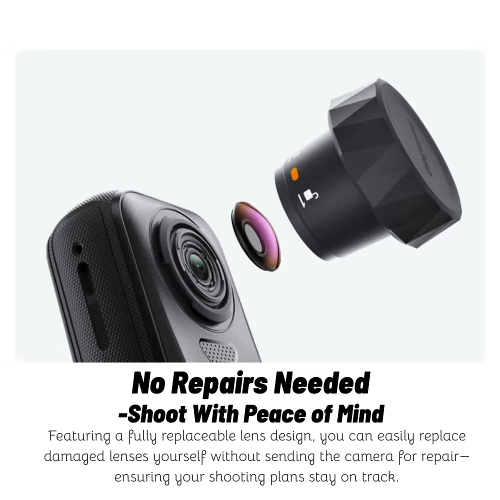 Insta360 X4 Air 2025 إطلاق جديد 360 كاميرا الحركة 8K 30fps خفيفة الوزن 165g عدسة قابلة للاستبدال Insta 360 كاميرا رياضية أصلية #3