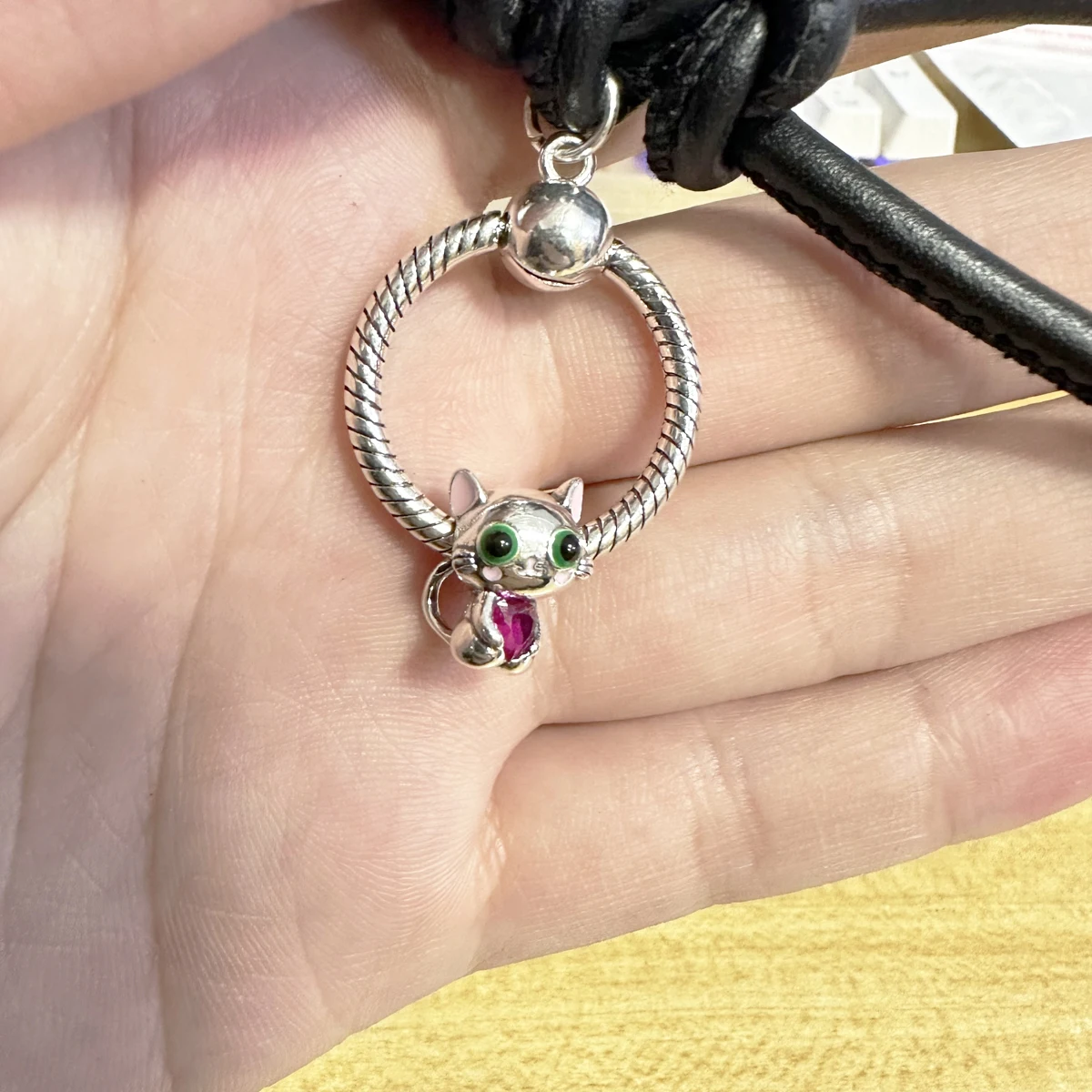 جديد 925 فضة مخلب الكلب القط Doghouse سحر Ley 925 سلسلة حبة صالح الأصلي سوار إكسسوارات DIY بها بنفسك النساء المجوهرات #3