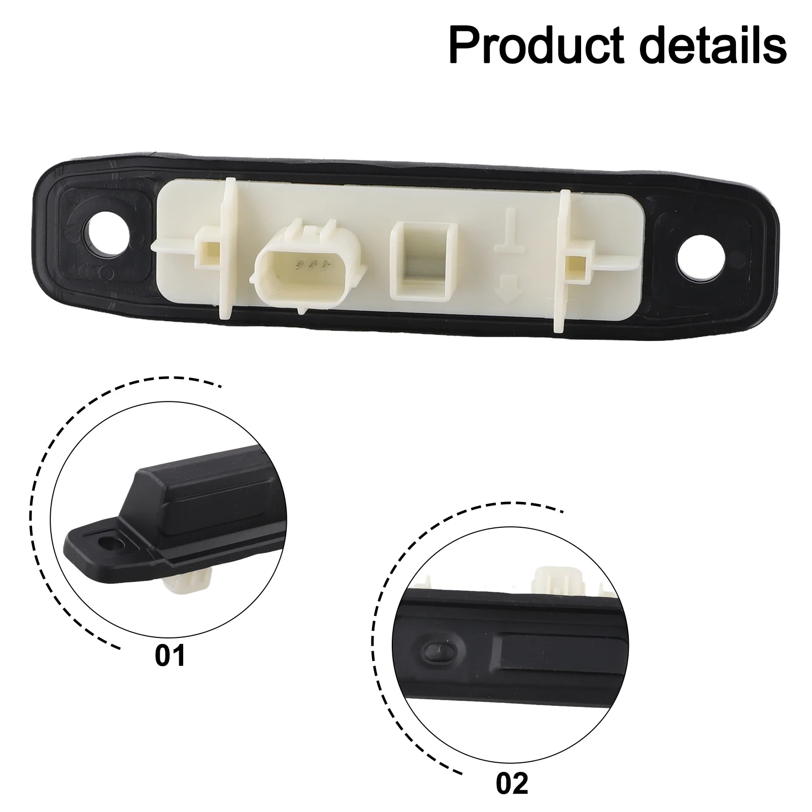 

Переключатель задней двери 8484060023, прямая замена, простая установка для внедорожника J200, изготовленный из пластика, практичный дизайн для LandCruiser
