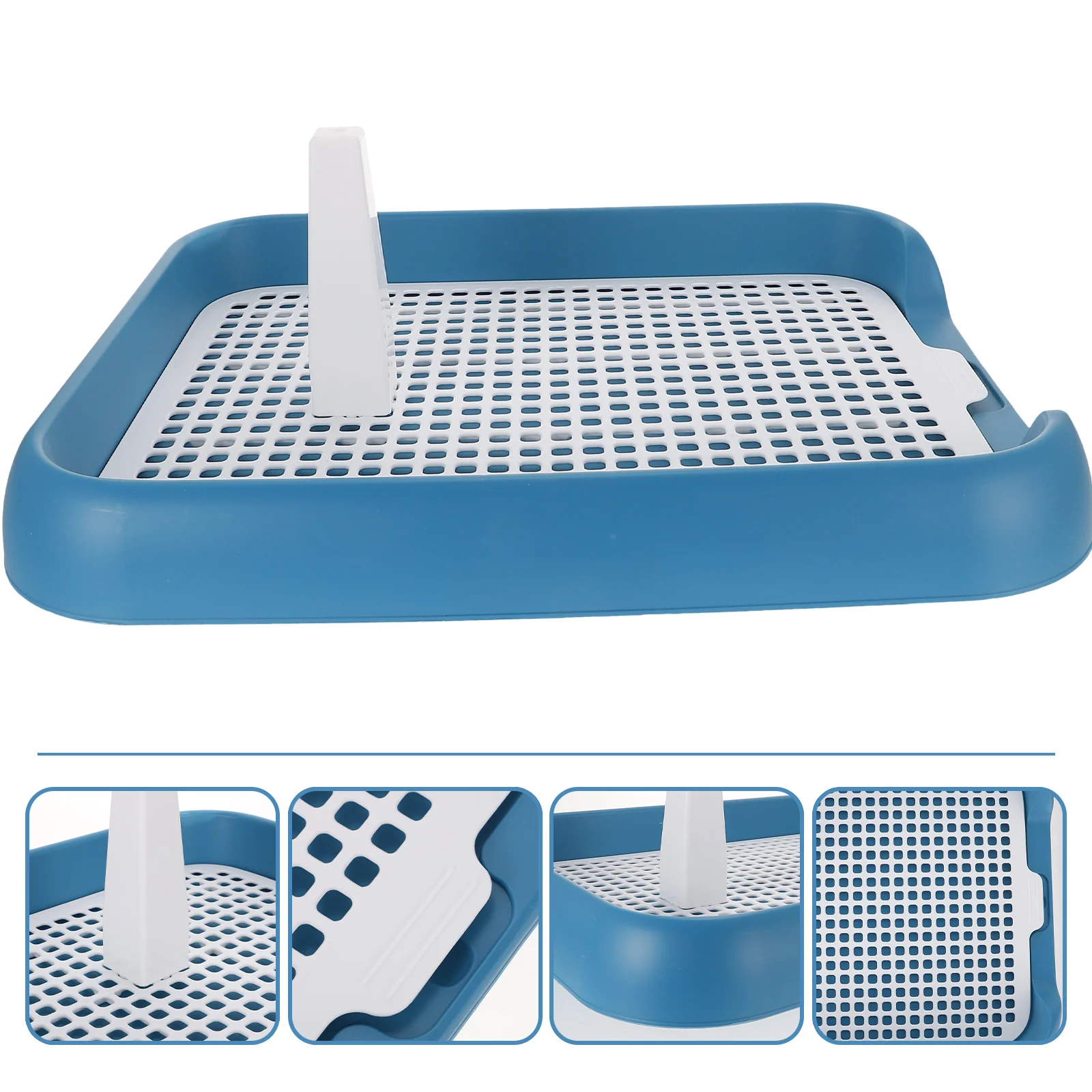 

Dog Toilet Plastic Potty Mesh Tray PP Holder Indoor Pet Urine Column Anti-Slip Durable Portable Easy toileting helper