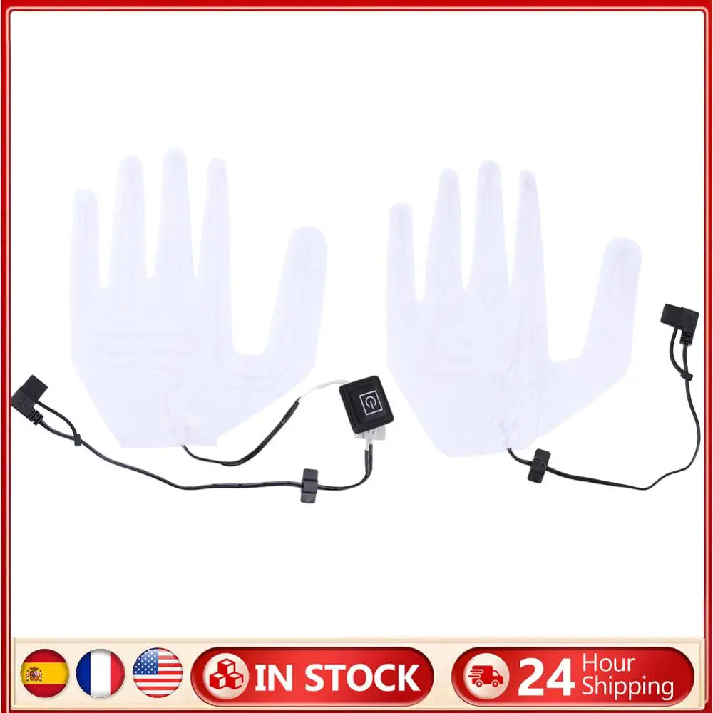 

Грелка Зимние теплые перчатки с пятью пальцами Грелка Термальные перчатки с USB-подогревом Pad Грелка для перчаток для катания на лыжах на открытом воздухе