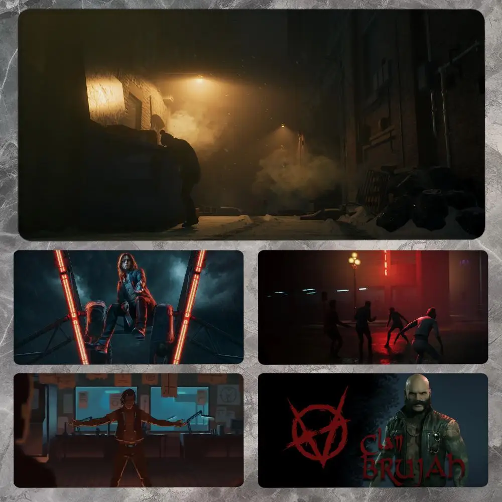 

B-Bloodlines 2 Mouse Pad 90x40CM Non-slip Gaming Mousepad Gamer E-Sports Mouse Mat Game Mechanical Keyboard XXL Desk Mat