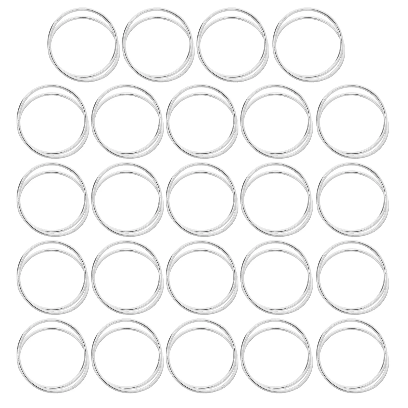 

24Pcs Spiral Napkin Rings Elegant Metal Napkin Holders for Wedding Reception Dinner Party Table Decor Modern Fine Dining