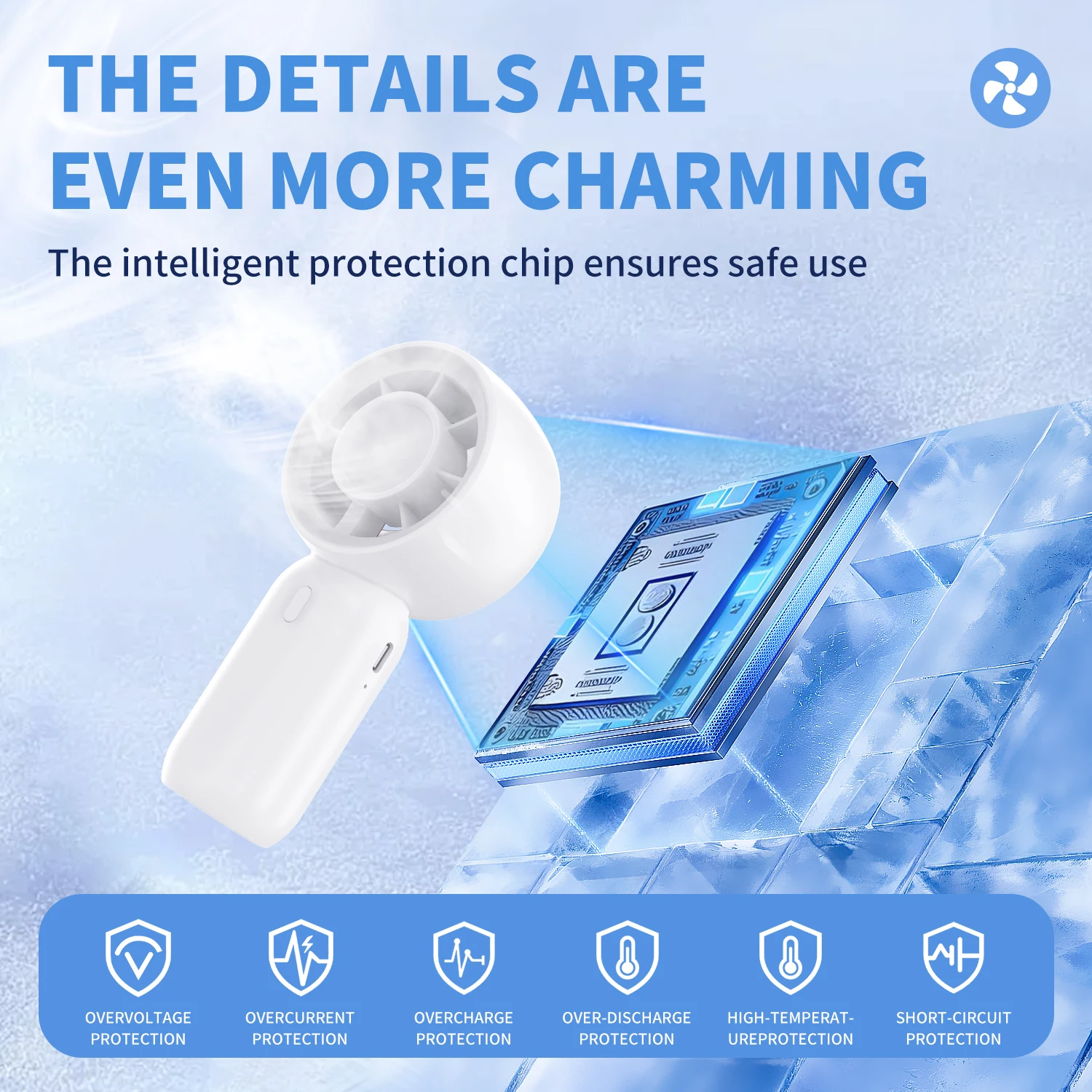 Portable Mini Handheld Fan Sum - đánh giá và giá Fan Desk Small Usb