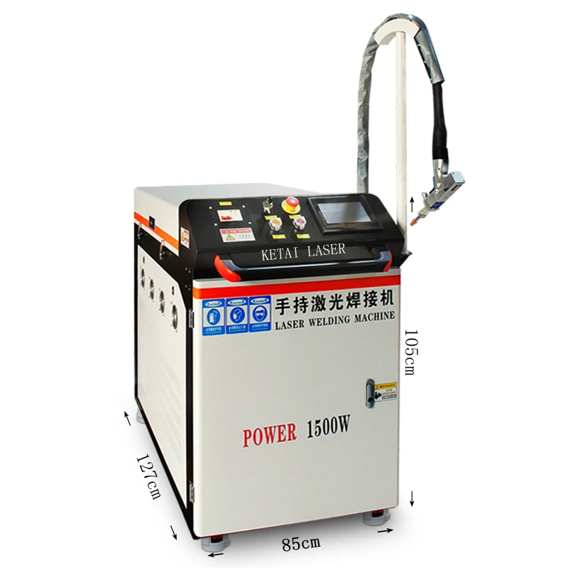 Light Weight Handheld  Welding Machine Fiber Handy  Welder 1000w 1500w 2000w Fiber  Welder Machine