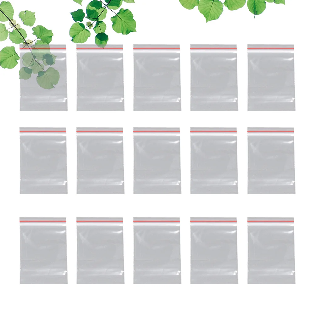 

500pcs Jewelry Display Packaging Bags 7X10Cm Transparent Zip Lock Storage Pouches For Food Snack Dried Fruits Plastic Sealed Bag