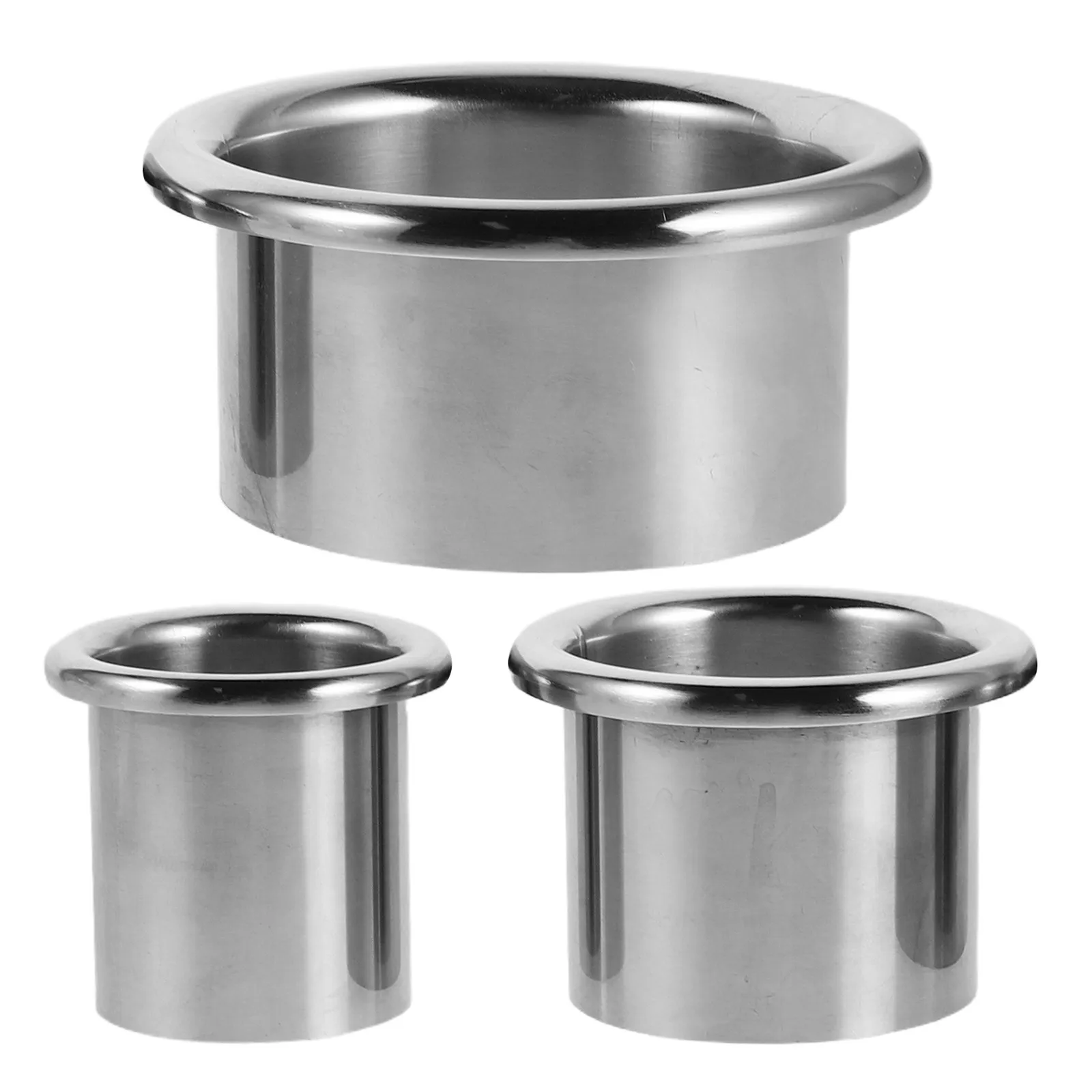 

3Pcs Stainless Steel Hair Dryer Holder Insert Compact Blow Dryer Organizer Rack Bathroom Vanity Desktop Salon Mount Hair Tool