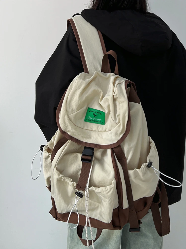 

Lightweight Outdoor Hiking Bapa Men's ort Trip Travel College Student Bookbag Women's Commuting Trendy Brand Double o...