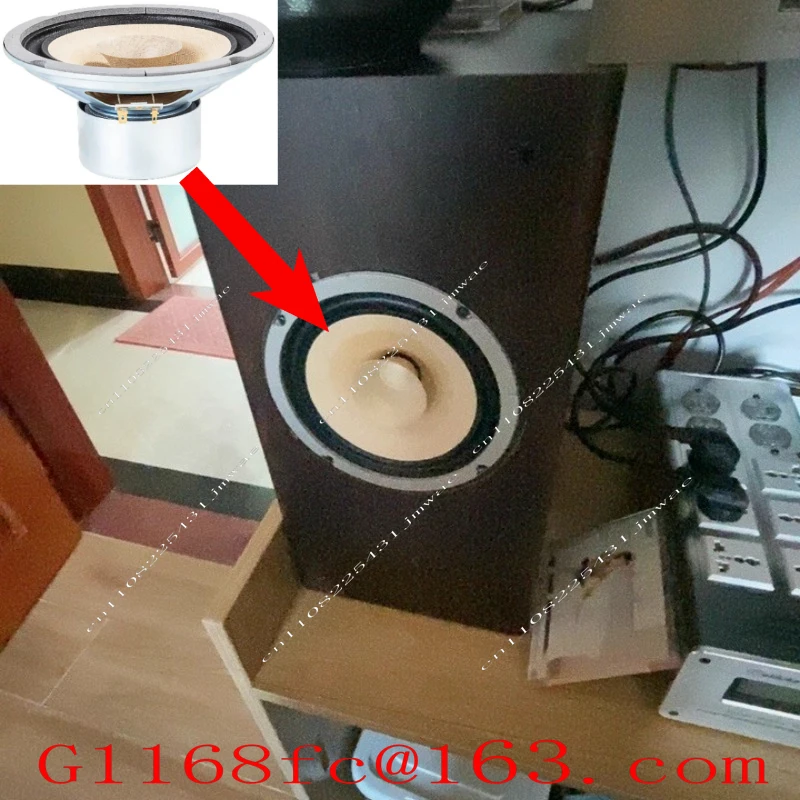 6.5-inch Full Range HIFI Speaker Home DIY Speaker Unit F6 Pair
