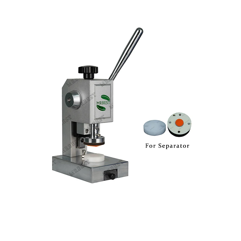 Precision Coin Cell Punching Machine with Interchangeable Cutting Die