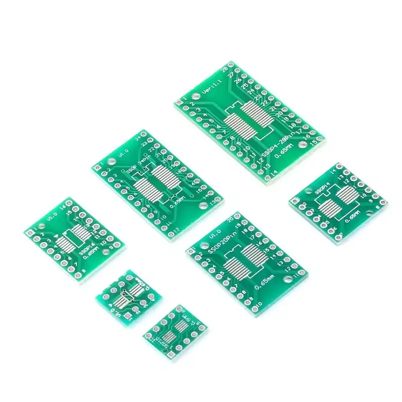 10PCS Multi-Pitch SMD To DIP IC Test Socket Set SOP8 SOP14 SOP16 SOP28 SSOP10 TSSOP Chip Adapter For Programmer Circuit Debug