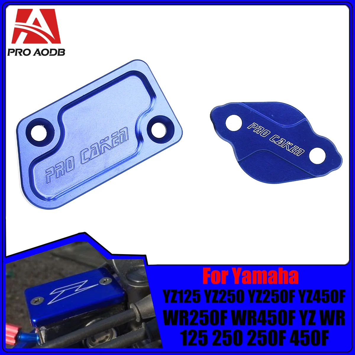 

motorcycle Front Rear Brake Reservoir Cover For YAMAHA YZ125 YZ250 YZ250F YZ450F WR250F WR450F YZ WR 125 250 250F 450F