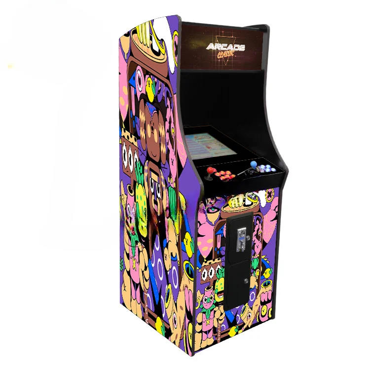 Wysokiej jakości klasyczny pionowy automat zręcznościowy Mame Multi Game Arcade Cabinet Stand Up Gra wideo Drewniana ponad 6000 gier