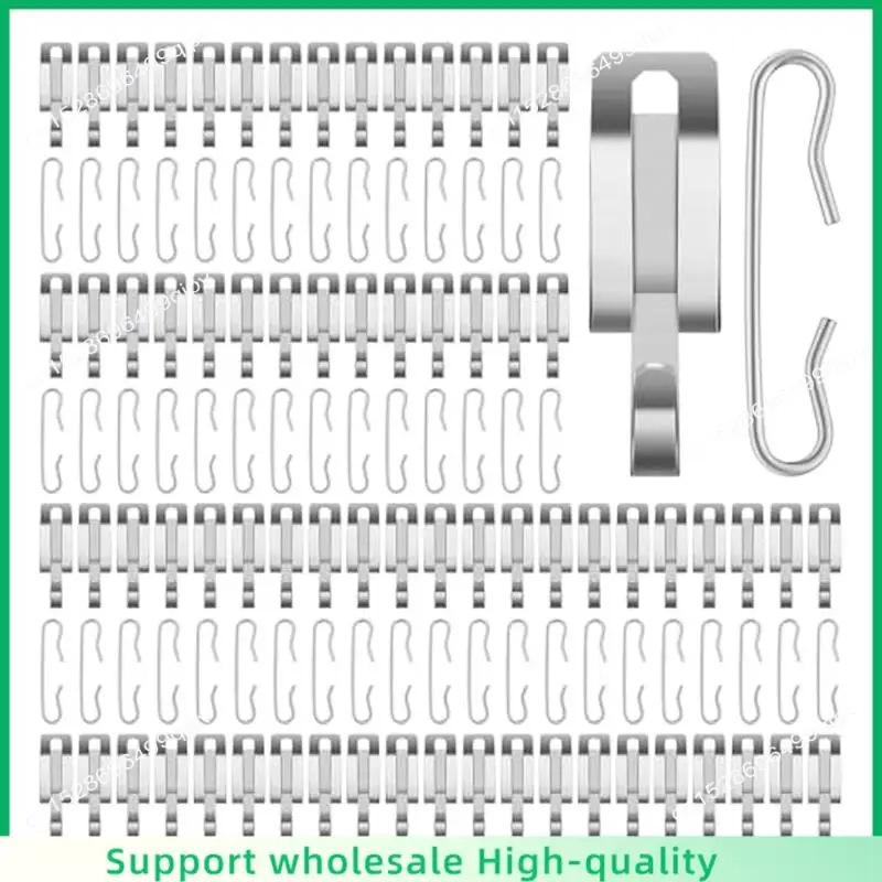 ABSF 192Pcs Heat Cable Roof Clips Cable Clips And Spacers Kit Cable Wire Clips Gutter Clips Outdoor Cable Clips Heater Clips Dur
