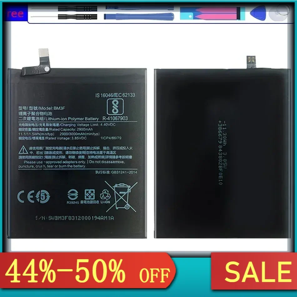 BM3F Mobile Phone Battery For Xiaomi Mi 8 Pro Explorer Transparent Exploration Edition 3000Mah + Free Tool