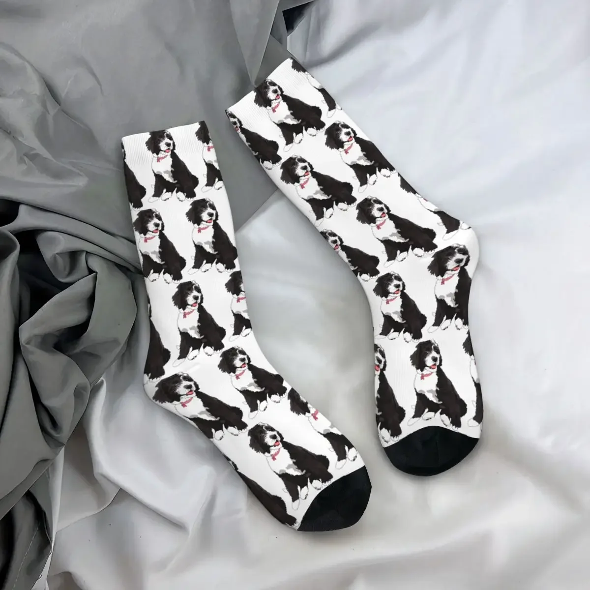 Calcetines de Bernedoodle Harajuku para hombre y mujer, medias largas de alta calidad, accesorios para todas las estaciones, regalo de cumpleaños Unisex