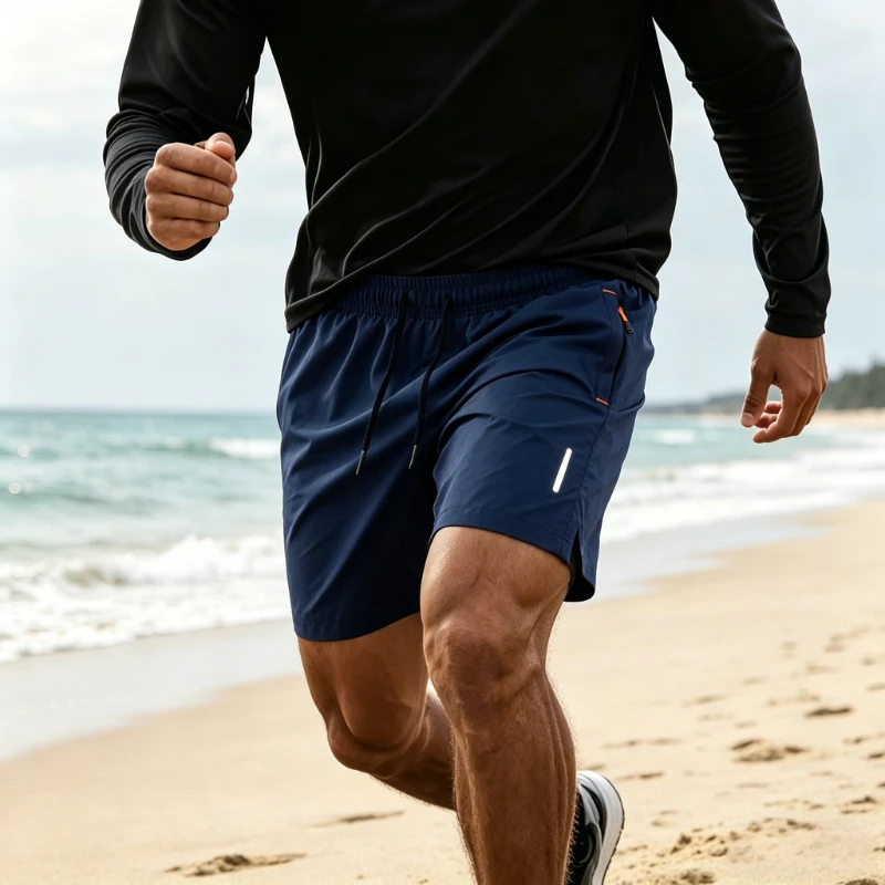 

3XL Quick Dry Fitness Running Shorts Men Summer Lightweight Sports Bottoms Thin Breathable Beach Short Pants Male Jogging Shorts