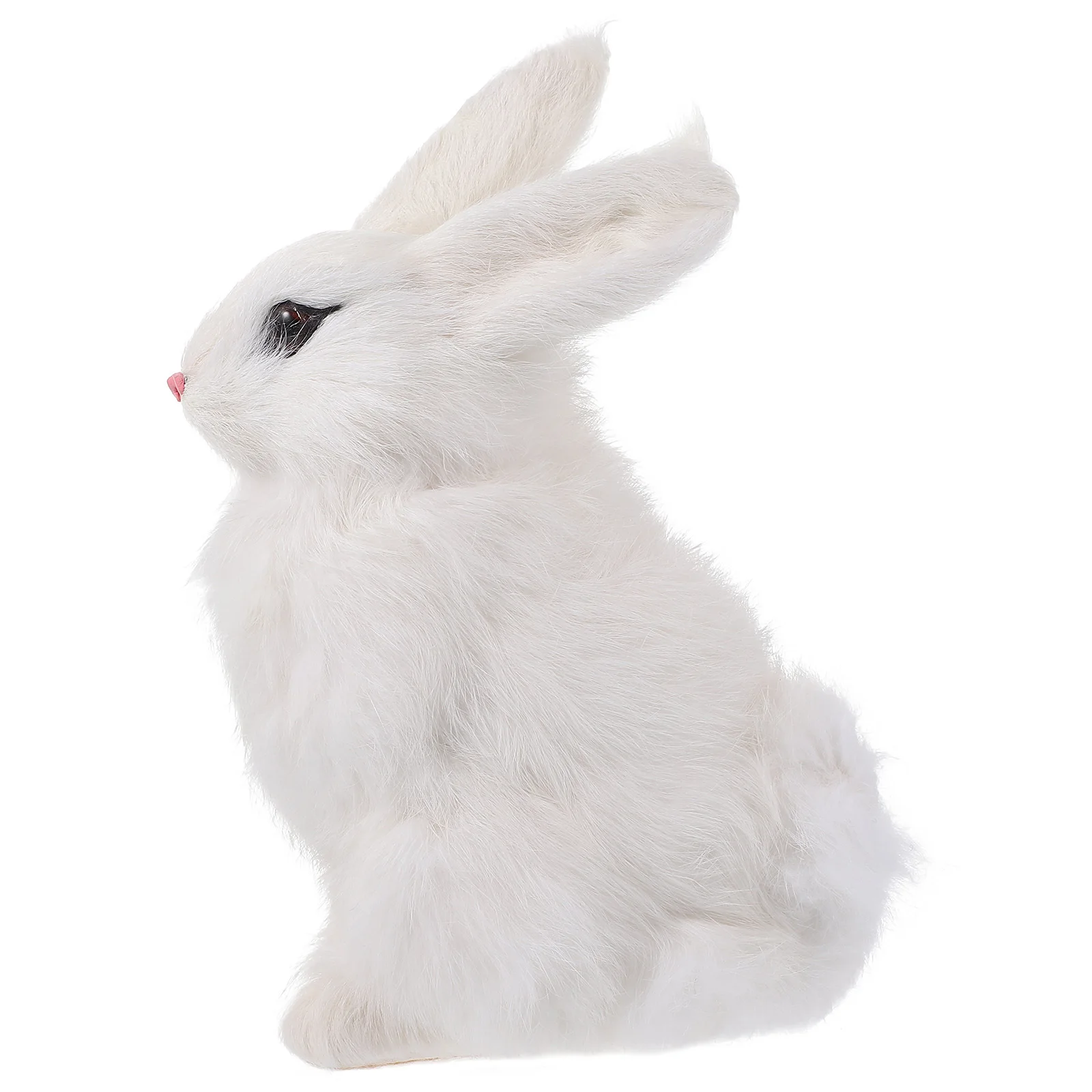 

1Pcs Realistic Rabbit Sculpture Ornament for Patio Balcony Garden Entrance Decor Fine Craftsmanship Home Interior Exterior