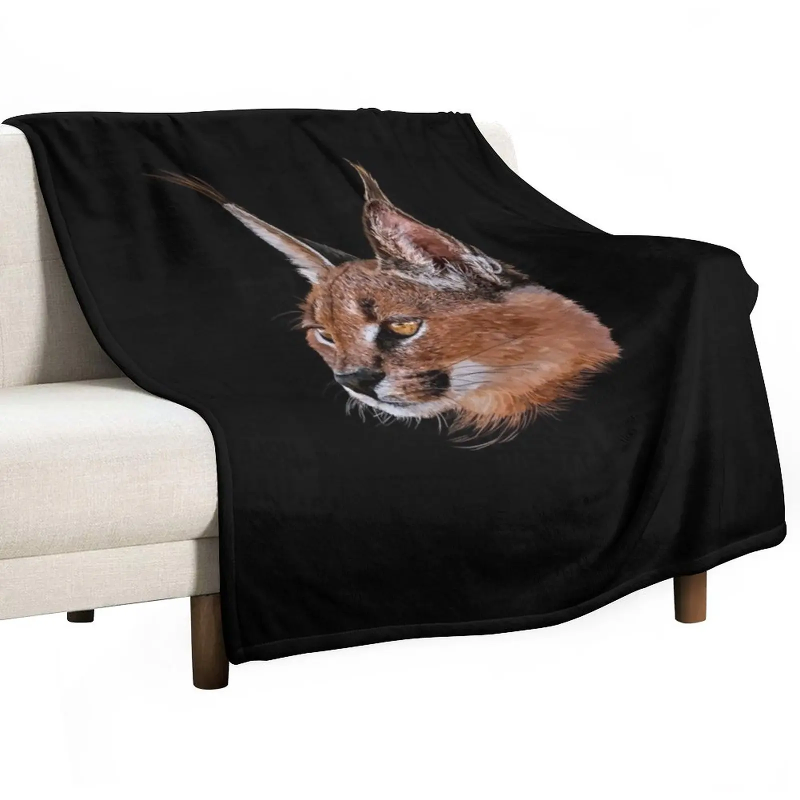 

Caracal Throw Blanket anime Summer Bedding Blankets Sleeping Bag Blanket