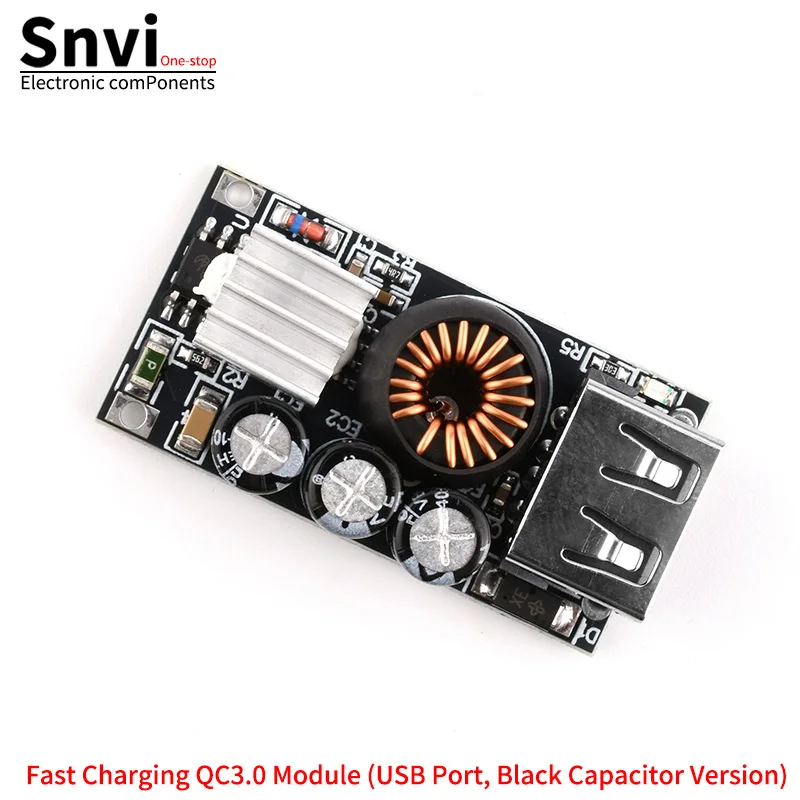 Mobile Phone Emergency Charger with Fast Charging (QC3.0), Compatible with Apple, HW, MTK, Samsung, Suitable for DIY Chargers an