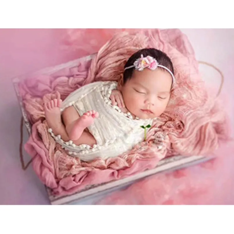 NEW Lace Newborn Baby Photography Props Long Wrap Decoration with Lace Wraps Photography Wraps Newborn Photography Clothing