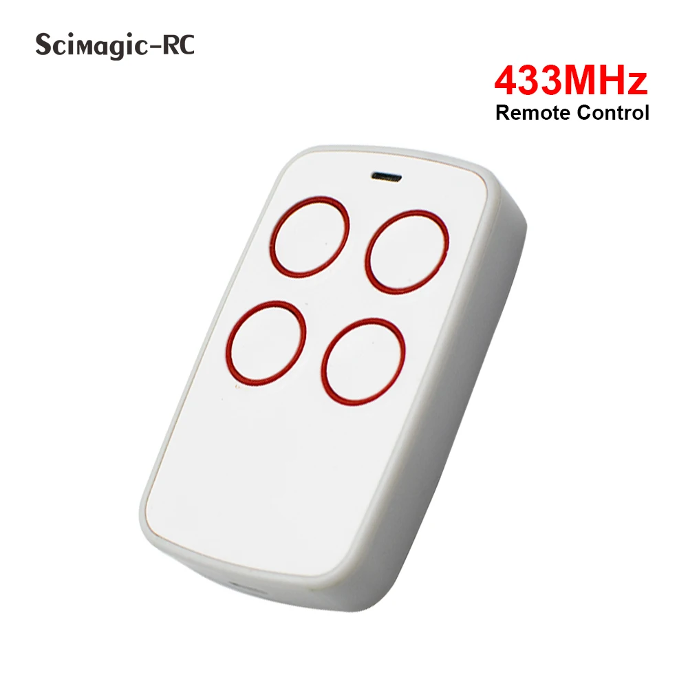 Universal Garage Door Clone Remote Control Copy ROGER RIB DITEC GOL4C SEAV ERREKA 433MHz Transmitter Auto Cloning Duplicator