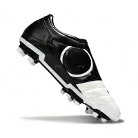 Leather Football Shoes Men's Waterproof T90 Series Number 39-45 Cross-Border Hot Sale Sportswear And Accessories from China