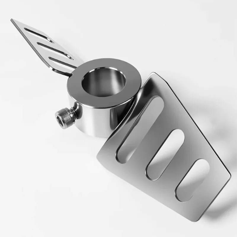 Hollow slanted single-blade paddle, 2 blades, two impellers, 304 stainless steel mixing paddle