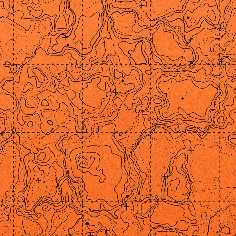 8 Sizes Orange Topographic Image KYDEX Thermoform Thermoplastic Plate Board Sheet Material for Holsters Sheath Scabbard Making