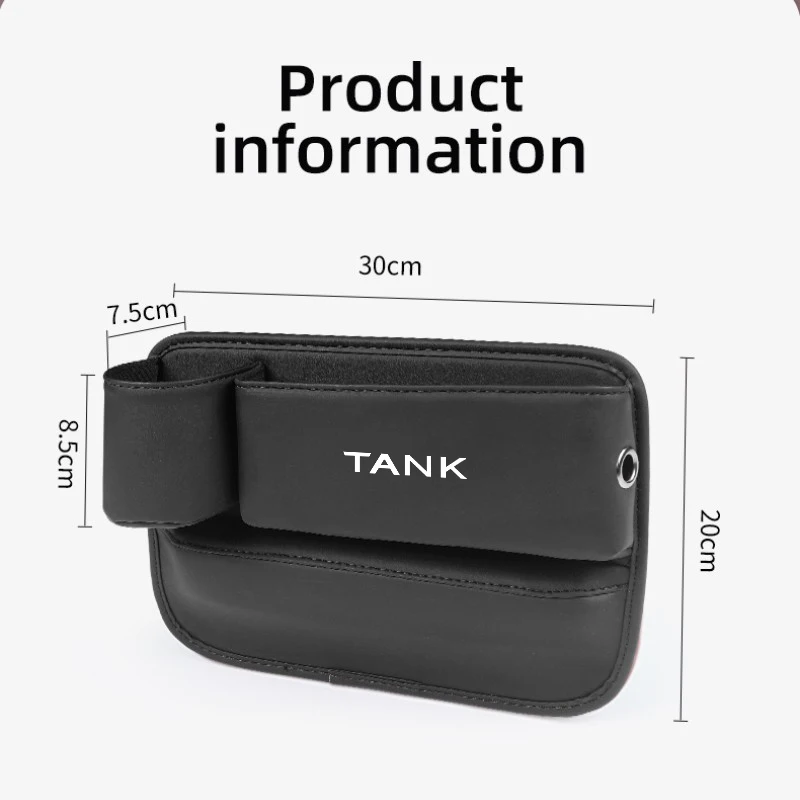 Car Seat Gap Filler Storage Box Water Cup Holder Accessories For TANK Great Wall Tank 300 500 Tank300 Tank500