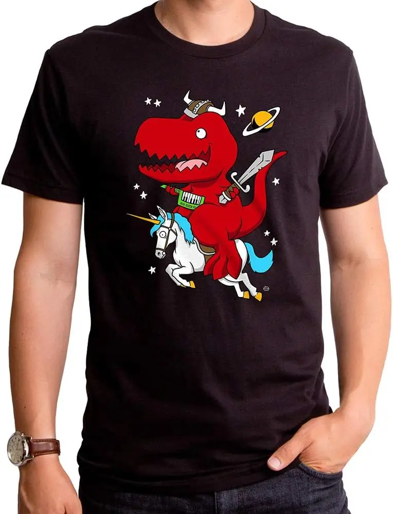 Goodie Two Sleeves Dino Fantasy Men's T-Shirt