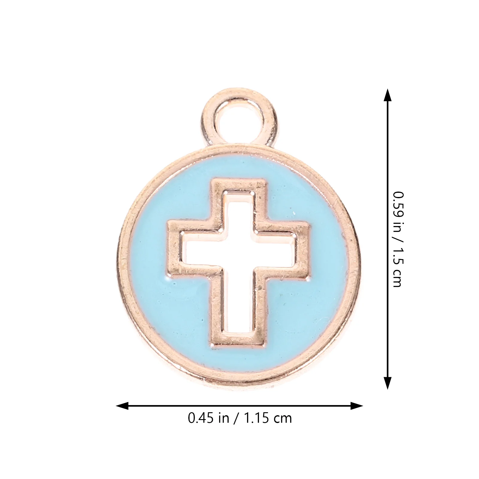 

40 шт., аксессуары для браслетов, крестики, легкие очаровательные подвески для изготовления ювелирных изделий, серьги, подвески, декор ожерелья