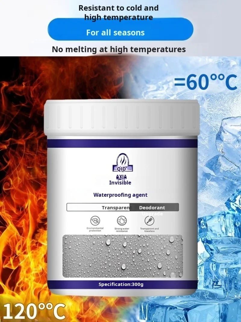 Transparent Moisture-Proof Liquid Waterproof Adhesive for Walls Bathroom Anti-Seepage Indoor Outdoor Durable Waterproofing Agent