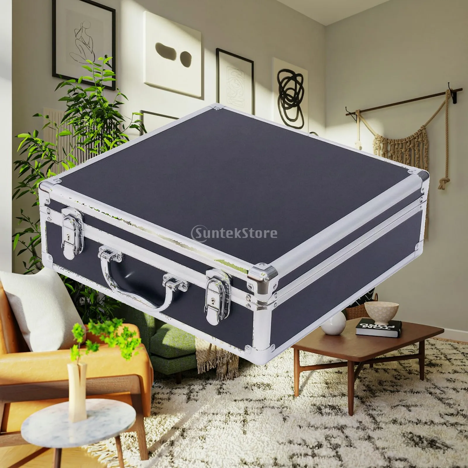 Aluminum Billiard Ball Case Portable Foam Lined Hard Shell for Pool Cue Balls Travel Storage Box