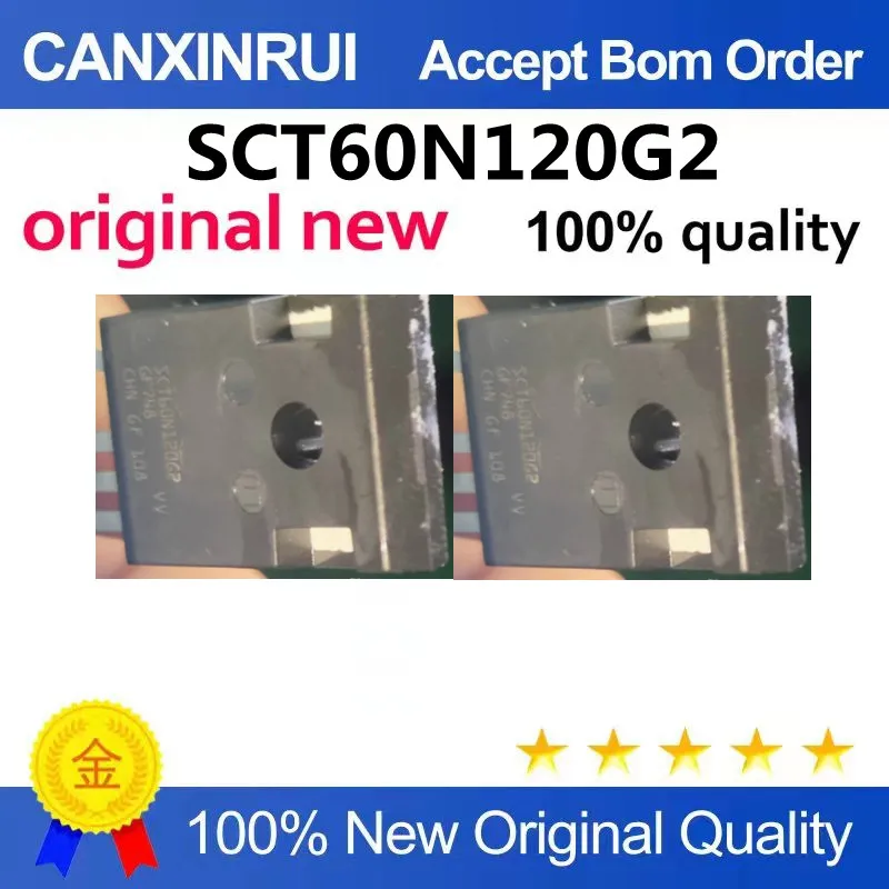 (5-100piezas)SCT60N120G2; new energy vehicle computer board SIC silicon carbide MOS tube4-pin