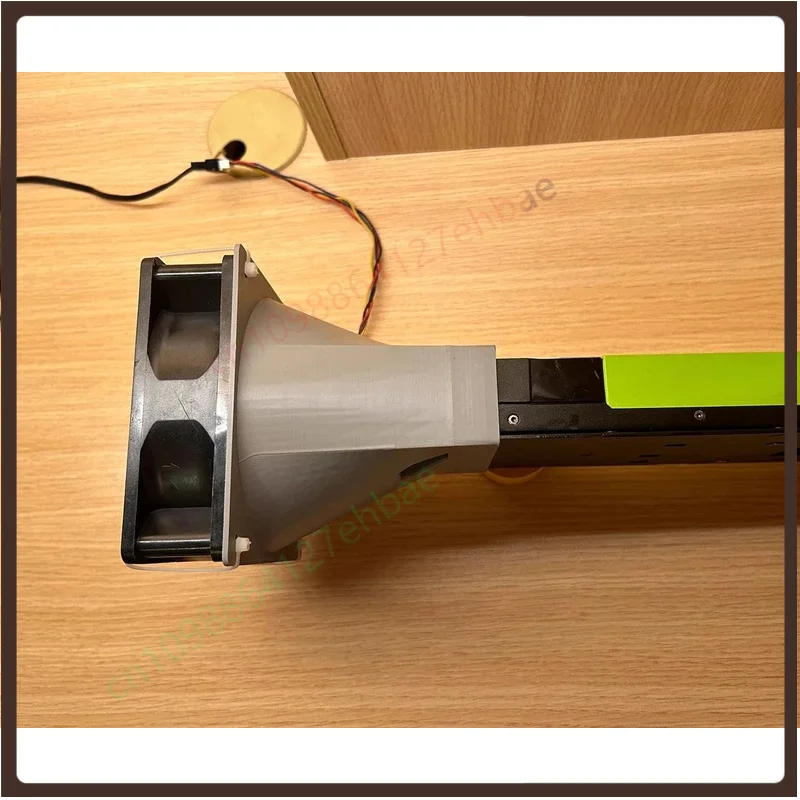 For NVIDIA Tesla V P100 P40 M40 K80 graphics card computing power card cooling and installing a 12cm large fan 3D printing mater