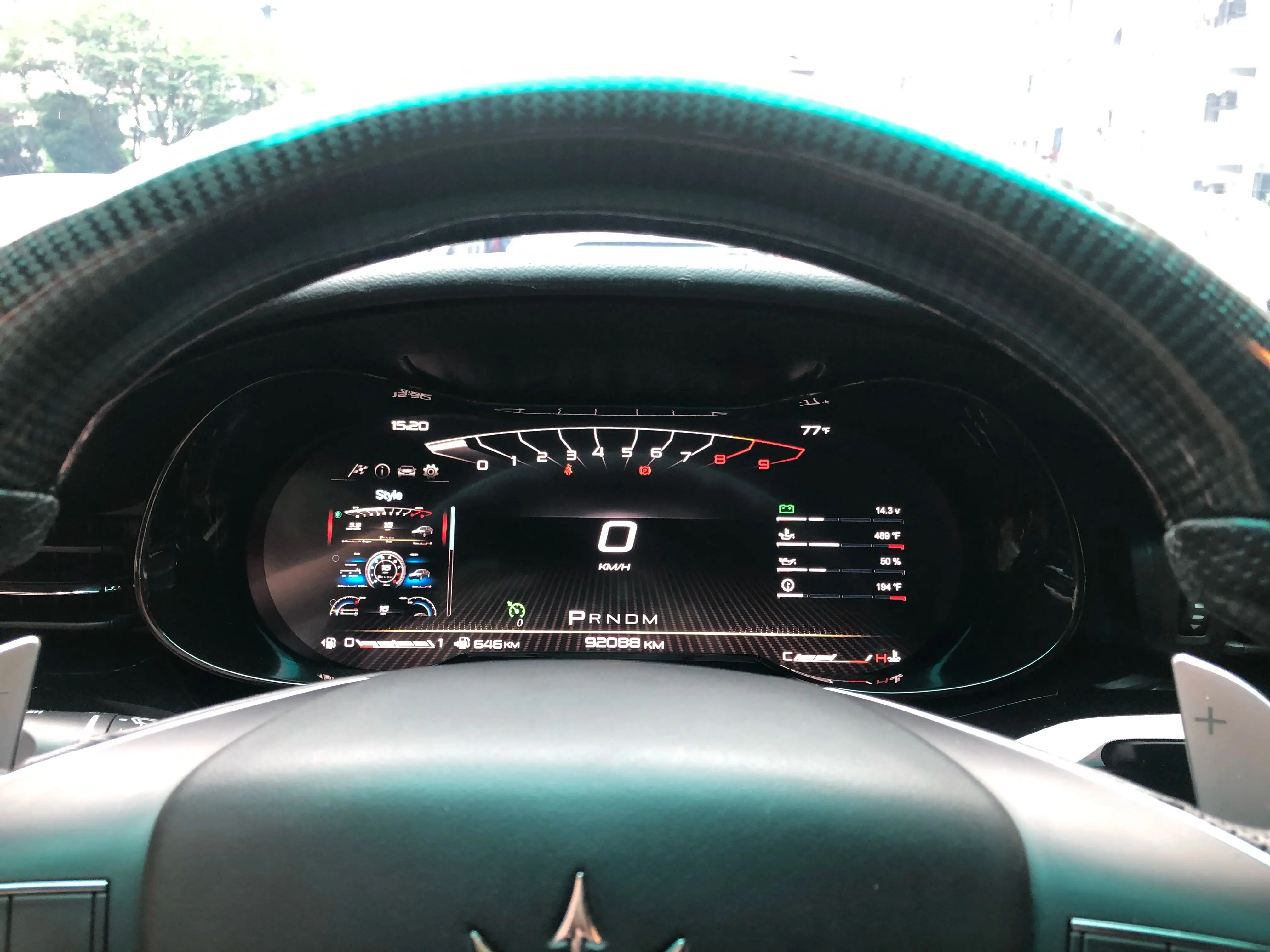 Upgrade Dashboard For Maserati Quattroporte 2014-2022 Full LCD instrument cluster Virtual Driving display screen