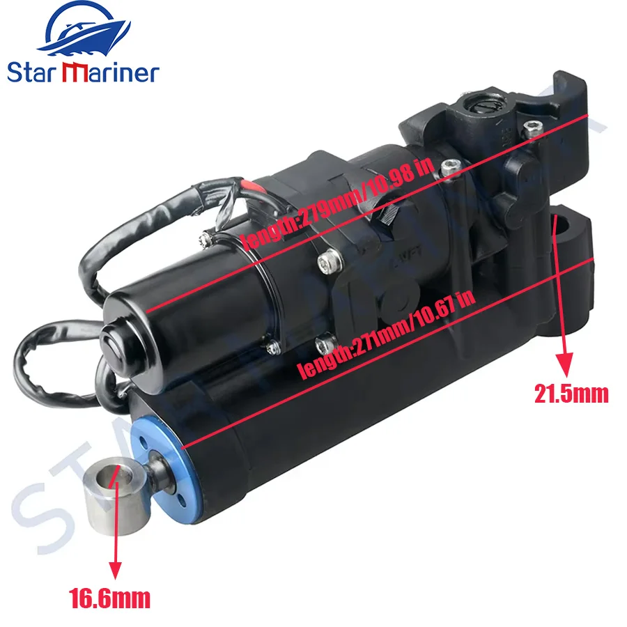 Unidad de ajuste de inclinación de potencia de Ram única para Yamaha, 65W-43800, 2 tiempos, 25HP, 30HP, 40HP, F25, F30HP, 40HP, fuera de borda,