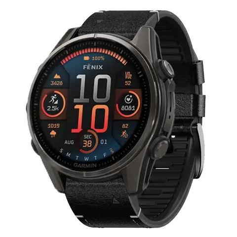 26mm 22mm Snabbfästesrem för Garmin Fenix 8 E 7 7X 6X 6 5X 5 Silikonläderarmband Epix Pro Gen 2 47mm 51mm Enduro 3 Armband 8 best sales tillbehör Garmin Epix - №5