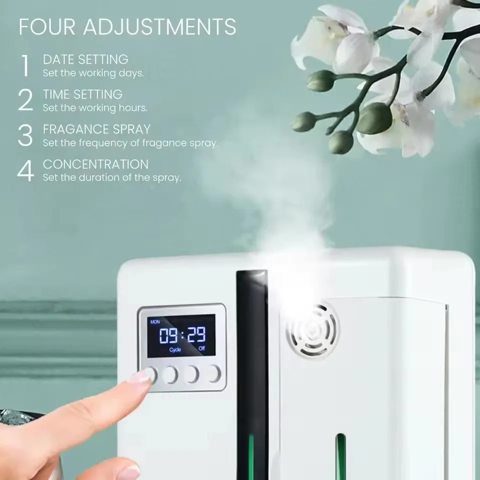 Waterless Scent Diffuser Bluetooth APP Control Wall-Mounted Fragrance Machine Smart Aroma Diffuser for Essential Oil Hotel Home view 2