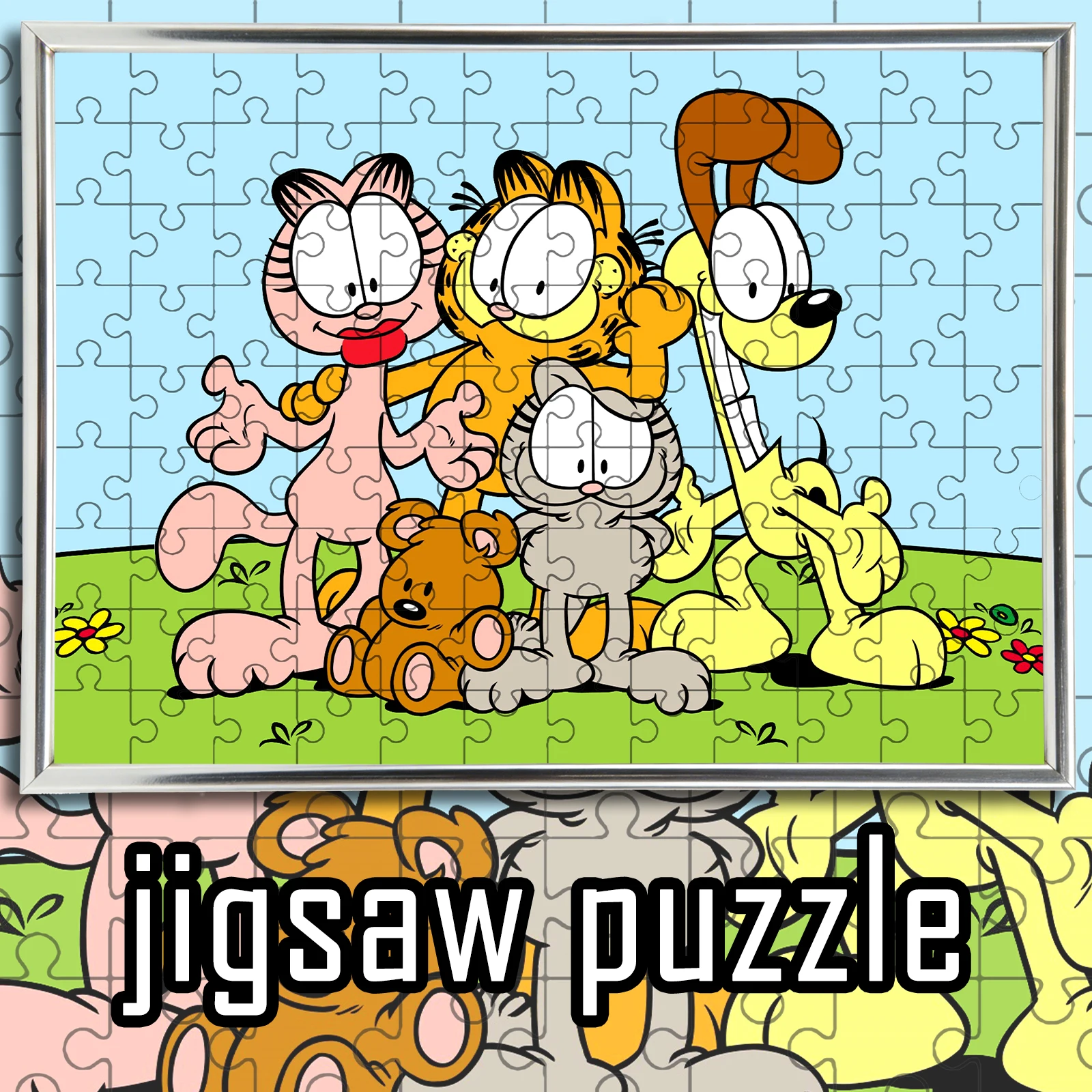 

Деревянный пазл-головоломка «Гарфилд: Фото всей группы друзей» 108/200/300/500/1000 элементов, цветная коробка