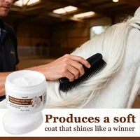 Horse Mane And Tail Deep Conditioning Mask Nourishing Detangler for Shiny Smooth Manageable Hair Ideal for All Horse Breeds 6