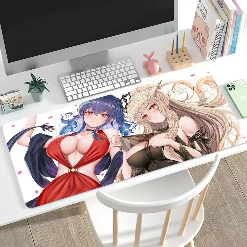 

Arknights Mouse Pad Cute HD Mousepad Pad Extended Gaming Keyboard LargeMousepad 90x40cm XXL Gamer Mousepad