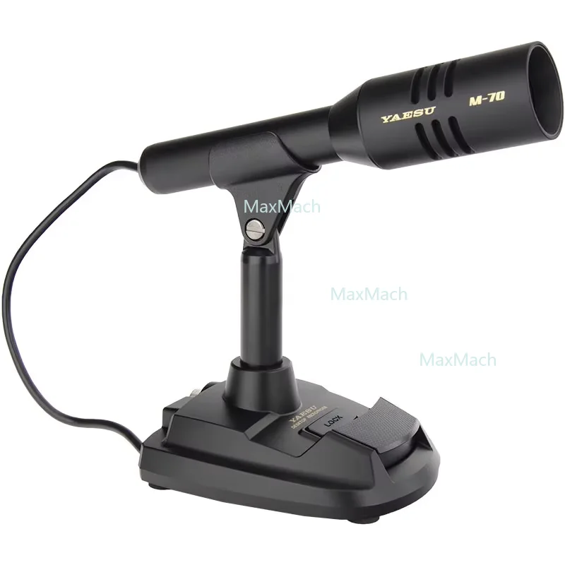 

Конденсаторный настольный микрофон YAESU M-70, Тайваньский микрофон, подходящий для коротковолновой радиостанции Yaesu