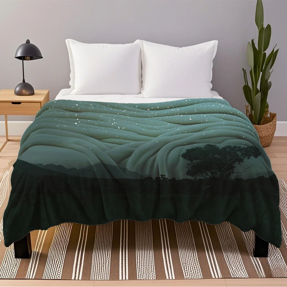 

Year-Round Use Coastal Flannel Soft Blanket Gold Sunflowers Throw Blanket Throw Anti-Pilling Blankets For Newborns Children Car