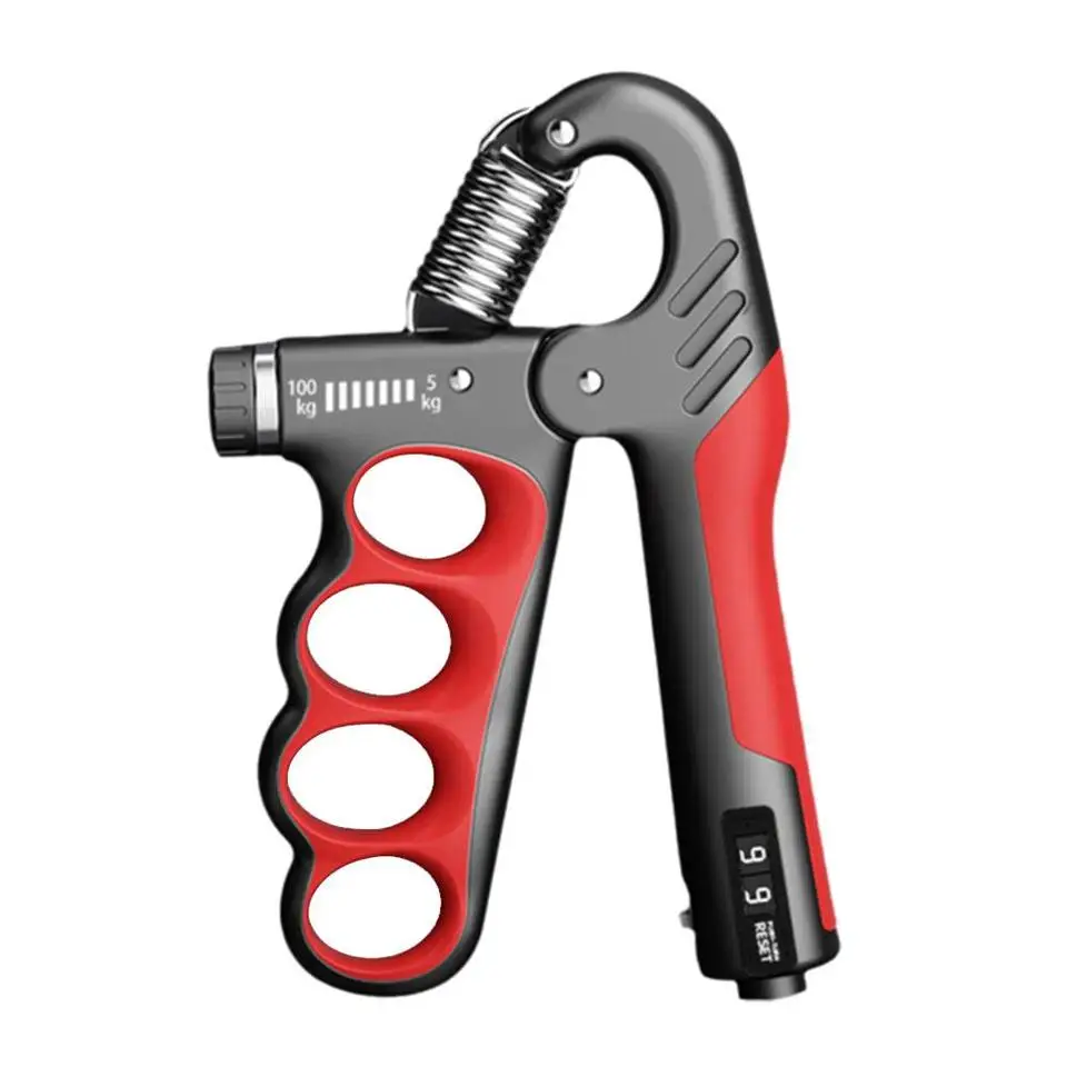 5-100 كجم قابض اليد الصالة الرياضية المعصم المتوسع اليد تقوية المدرب الساعد قبضة إصبع استعادة دينامومتر قابل للتعديل اليد M E0C4 #6