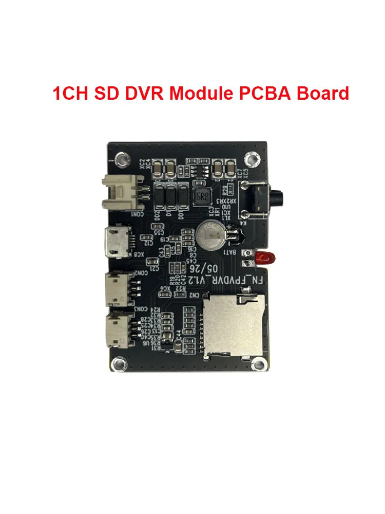 Mini Video Recorder FPV 1CH SD DVR Module PCBA Board 1 Channel CCTV Recorder Motherboard Circuit Board