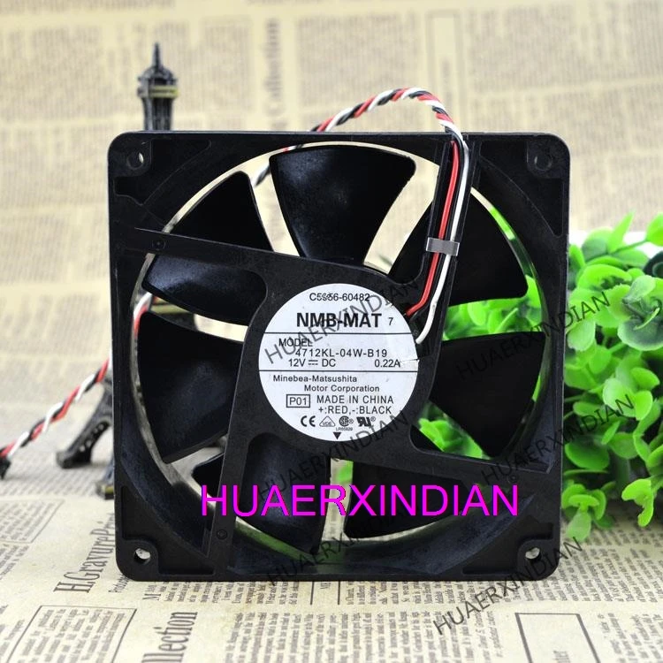 New   12032 4712KL-04W-B19 12V 0.22A  Cooling Fan Assembly Kit